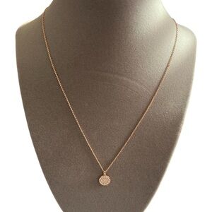 Kate Spade Rose Gold Pendant Necklace - NWT & DUST BAG